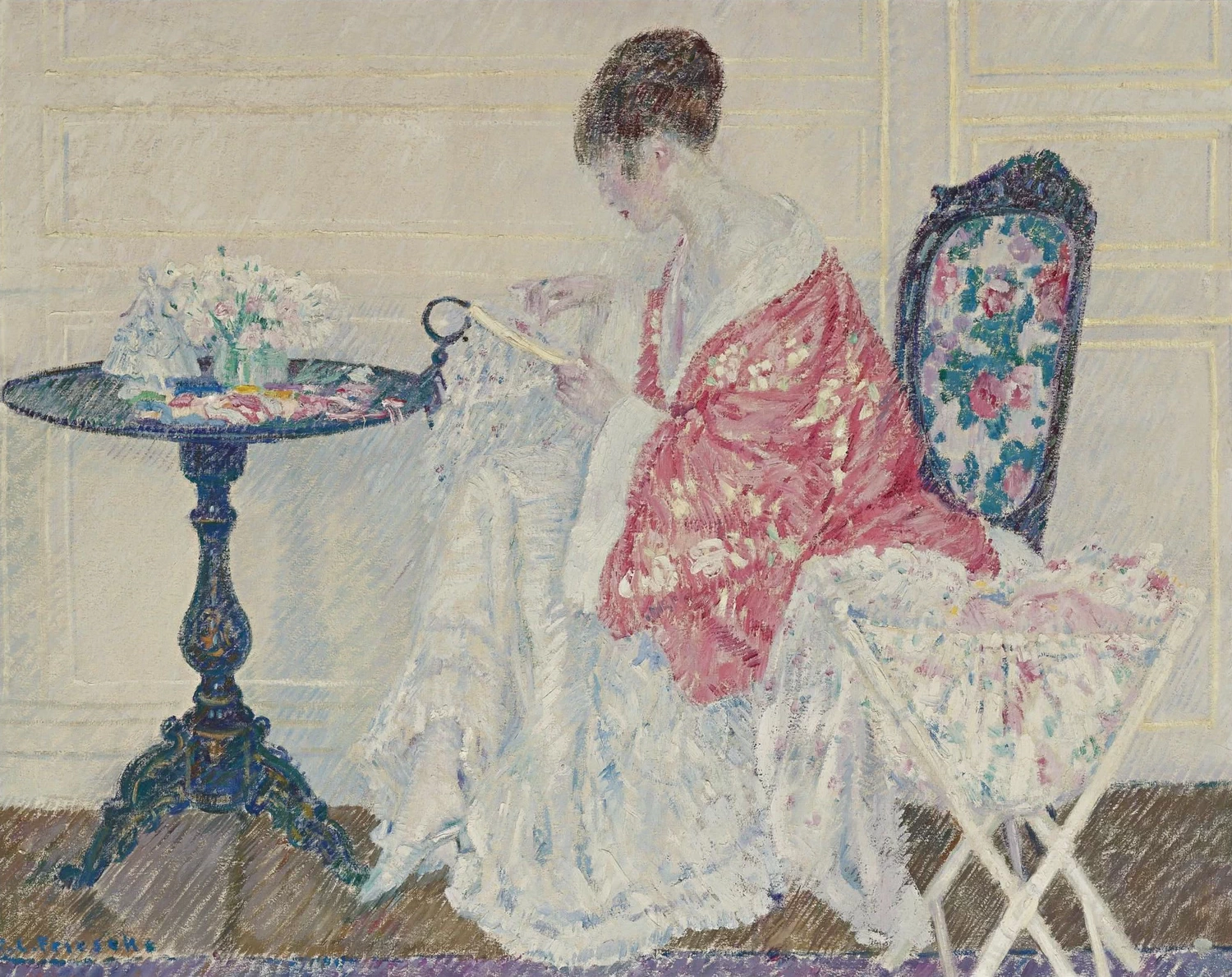 La ricamatrice, 1914